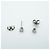 Autre Marque Tiffany & Co. Platin-Diamant-Stecker - Ansicht 3