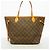Saco Tote Louis Vuitton Monogram Neverfull MM Marrom - vista 10