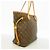 Saco Tote Louis Vuitton Monogram Neverfull MM Marrom - vista 2