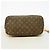 Saco Tote Louis Vuitton Monogram Neverfull MM Marrom - vista 3
