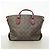 Louis Vuitton Monogram Flower Zipped Tote MM Handtasche Braun Bordeaux - Ansicht 10