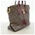 Louis Vuitton Monogram Flower Zipped Tote MM Handtasche Braun Bordeaux - Ansicht 2