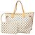 Louis Vuitton Damier Azur Neverfull MM Tote Bag