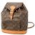 Louis Vuitton Monogram Montsouris MM Rucksack Braun