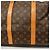 Sac Louis Vuitton Boston Monogram Keepall 50 Marron - vue 10