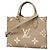 Louis Vuitton Monogram Empreinte Bicolor OnTheGo PM Handtasche Grau Roh