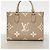 Louis Vuitton Monogram Empreinte Bicolor OnTheGo PM Handtasche Grau Roh - Ansicht 13