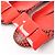 Louis Vuitton x Yayoi Kusama Bow 12 years Leather Polka Dot Ballet Flats in Red x Black, Size 38.5 EU - vista 12