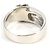 Autre Marque Platinum Band Ring with Diamond - view 4