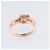Autre Marque RING aus 18k Roségold Non Signe mit Diamanten, Größe 52 EU Weiß - Ansicht 7