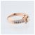Autre Marque RING aus 18k Roségold Non Signe mit Diamanten, Größe 52 EU Weiß - Ansicht 9
