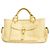 Céline Celine Boogie Bag Lederhandtasche – Cream Roh