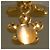 Autre Marque Orecchini a clip in oro giallo 18K con pietra di luna - vista 2