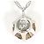 Autre Marque Collana in platino PT999 e diamanti brown Marrone - vista 3