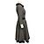 Vestido midi acampanado de lana con cuello Prada Grey / Black - vista 2
