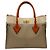 Bolsa Louis Vuitton On My Side MM Taupe / Ivory