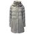 Abrigo de Plumas Herno Gris con Lana
