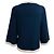 Chanel Airlines Collection 2016 Kaschmir Strickpullover in Marineblau / Grau mit CC-Logo Knöpfen - Ansicht 3