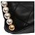 Borsa bucket con coulisse Chanel Mini Quilted Calfskin About Pearls Nera - vista 9