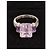 Bague Mauboussin en or blanc avec améthyste et diamants - vue 2