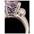 Bague Mauboussin en or blanc avec améthyste et diamants - vue 4