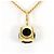 Autre Marque Collar de oro amarillo 18K con diamante negro - vista 3