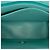 Sac bandoulière Chanel Mini Square Classic en agneau vert à rabat unique - vue 4