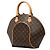 Borsa Louis Vuitton Monogram Ellipse MM Marrone - vista 2
