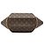 Borsa Louis Vuitton Monogram Ellipse MM Marrone - vista 3