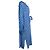 Autre Marque Phaeonia, blau-weißes Grafik-Kleid - Ansicht 3