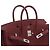 Hermès HERMES Birkin 25 Tasche aus rotem Leder - 104007 - Ansicht 7