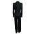 Alexandre Vauthier Tuxedo-Jacke und Hose Set in Schwarz mit Kristallbesatz - Ansicht 3