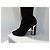 Christian Dior Overknee-Stiefel Schwarz Wildleder Gr. 37 - Ansicht 3