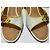 Mules con Tacco Louis Vuitton Patent Floral Bianco Beige - vista 10