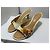 Mules con Tacco Louis Vuitton Patent Floral Bianco Beige - vista 4