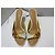 Mules con Tacco Louis Vuitton Patent Floral Bianco Beige - vista 6