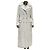 Manteau Ermanno Scervino en laine, mohair et soie blanc Taille IT 48 d'occasion