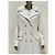 Manteau Ermanno Scervino en laine, mohair et soie blanc Taille IT 48 d'occasion - vue 2