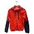 Céline Celine Color Block Lederjacke mit Kapuze in Rot & Navy Sz.38 gebraucht