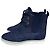 Chanel Navy gesteppte High-Top-Sneaker - EU 36.5 Gebraucht