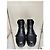 Prada Black Leather Shearling Lined Ankle Boots EU 38 Pre-owned - view 2