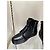 Prada Black Leather Shearling Lined Ankle Boots EU 38 Pre-owned - view 3