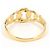Autre Marque Ehering aus 18K Gelbgold mit Diamanten - Ansicht 3