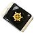 Autre Marque Ehering aus PT900 Platin und 18K Gelbgold