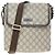 Gucci GG Coated Canvas Small Messenger Bag mit Klappe
