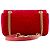 GUCCI - Sac à bandoulière GG Marmont Medium Gucci en velours rouge Red - view 3
