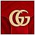 GUCCI - Sac à bandoulière GG Marmont Medium Gucci en velours rouge Red - view 5