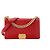 CHANEL - Borsa a tracolla Boy Chanel in pelle liscia rossa Rosso