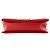 CHANEL - Borsa a tracolla Boy Chanel in pelle liscia rossa Rosso - vista 4