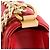 CHANEL - Borsa a tracolla Boy Chanel in pelle liscia rossa Rosso - vista 6